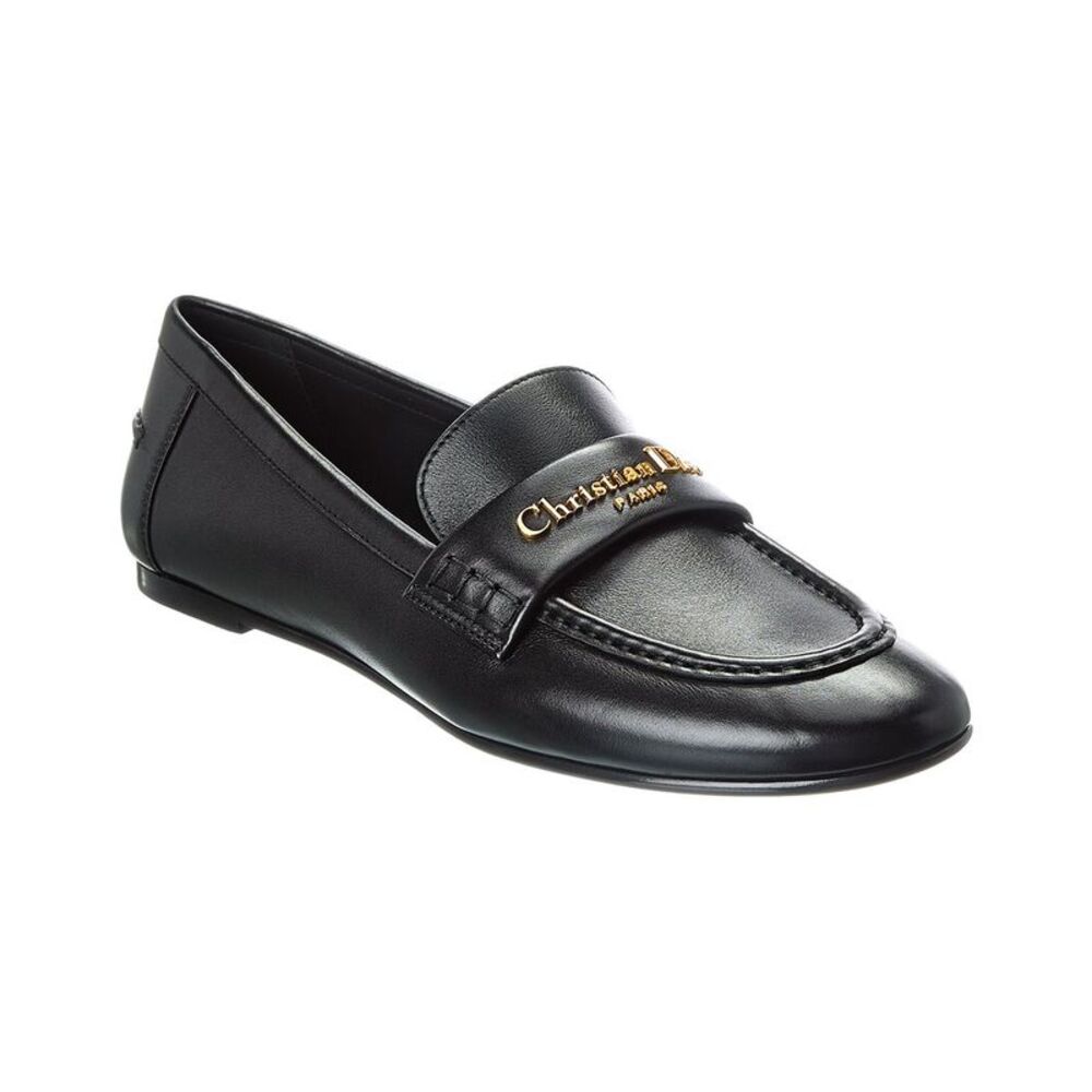 Dior Boy Leather Loafer, Black